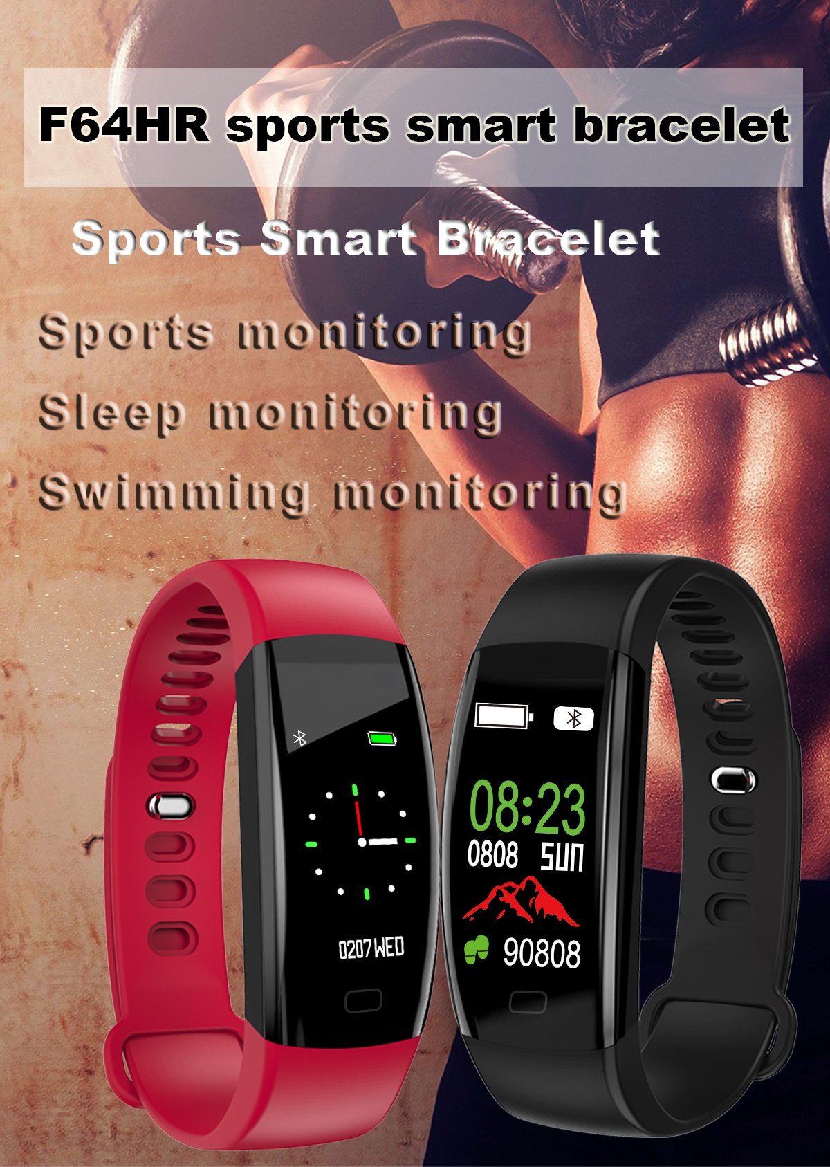 F64HR Smart Bracelet: