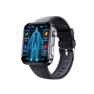 Smart Watch KNAX-F300 for Men Women [46mm], Bluetooth Call, 24/7 Heart Rate/SpO2/Sleep/Stress Level Monitor, 120+ Sports Modes, GPS Fitness Tracker, Water Resistant Smartwatch for Android iPhone