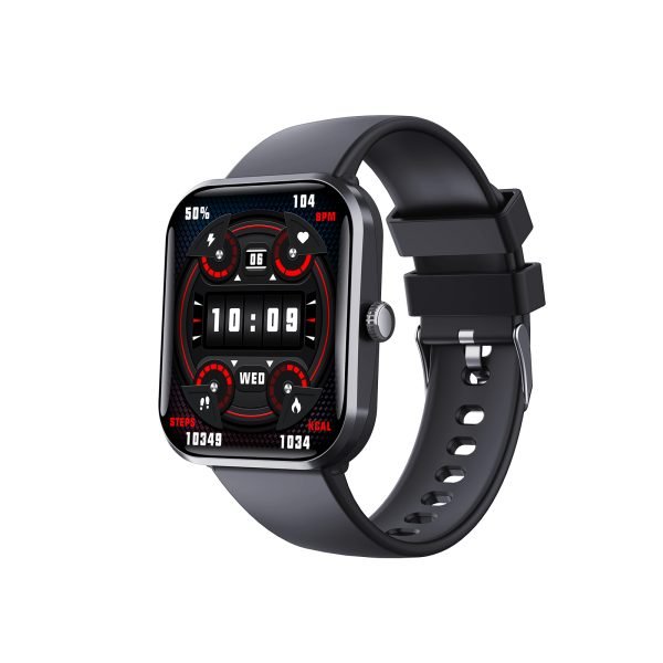 Smart Watch F96 E-Watch Full Touch Smart Watches for Android iOS Phones Compatible (Answer/Make Call) Smart Fitness Tracker Watch for Women Man Waterproof Smartwatch with Sleep/Heart Rate/sports/Step (Black)