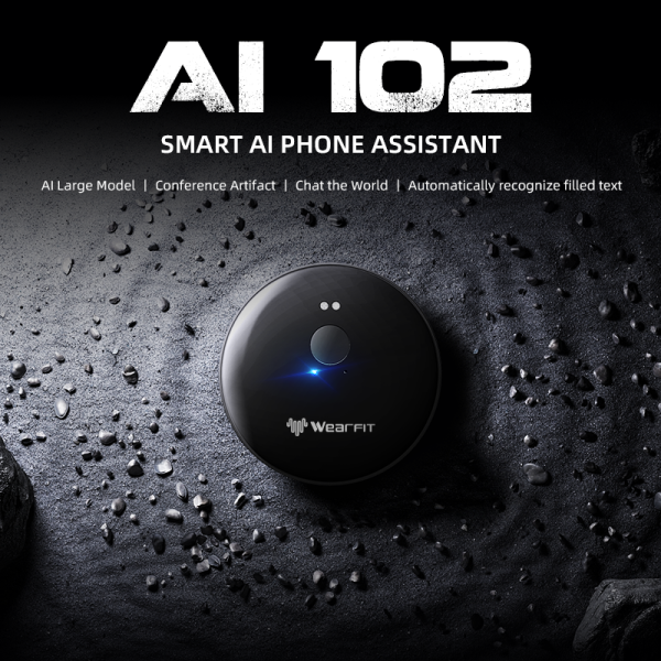 Black & White Language Translator Device -Real-time Voice Translation in 150 Languages, Portable Translator with App Integration for Instant communication