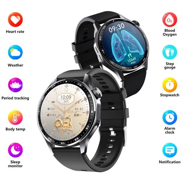 F61 Smart Watch: Ultimate Fitness Tracker, Heart Rate Monitor, Sleep Analyzer, and Smart Notifications - Elevate Your Lifestyle with Advanced Wearable Technology - Image 2