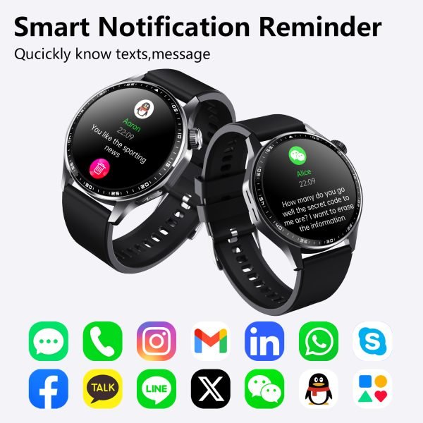 F61 Smart Watch: Ultimate Fitness Tracker, Heart Rate Monitor, Sleep Analyzer, and Smart Notifications - Elevate Your Lifestyle with Advanced Wearable Technology - Image 4