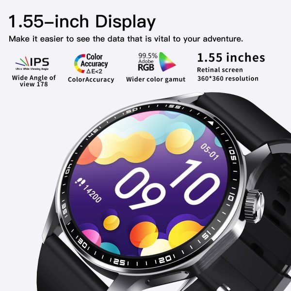 F61 Smart Watch: Ultimate Fitness Tracker, Heart Rate Monitor, Sleep Analyzer, and Smart Notifications - Elevate Your Lifestyle with Advanced Wearable Technology - Image 6