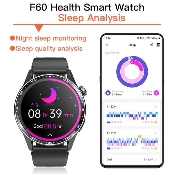 F61 Smart Watch: Ultimate Fitness Tracker, Heart Rate Monitor, Sleep Analyzer, and Smart Notifications - Elevate Your Lifestyle with Advanced Wearable Technology - Image 7